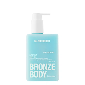 Успокаивающий увлажняющий гель после загара Mr.SCRUBBER Bronze Body с д-пантенолом и маслом авокадо