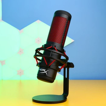 Мікрофон HyperX QuadCast (HX-MICQC-BK/4P5P6AA) Б/В [178288]