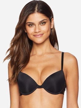 Бюстгальтер с Push-up с косточками Emporio Armani 178473843 34D Черный (1162157449)