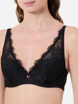 Бюстгальтер с косточками Emporio Armani 365256564 34D Черный (1161676406)