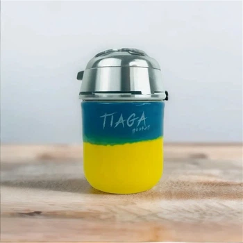 Комплект для кальяна: чаша Tiaga Blue Yellow + калауд, набор из калауд и чаши 4664599