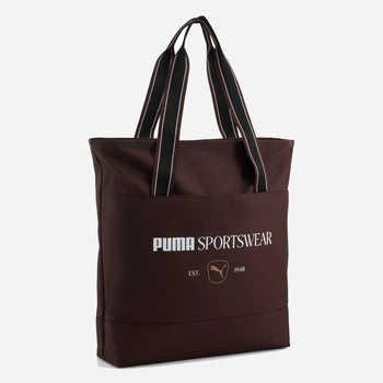 Спортивная сумка шоппер тканевая Puma Phase Class Tote 09279301 Коричневая (4070032703251)