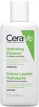 Емульсія для очищення обличчя CeraVe Hydrating Cleanser зволожувальна 88 мл (3337875597326)