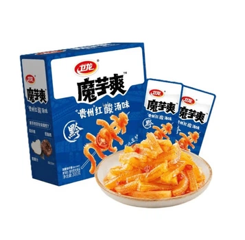 Снеки Weilong Konjac Snack Guizhou Red Sour Soup Flavour 15г