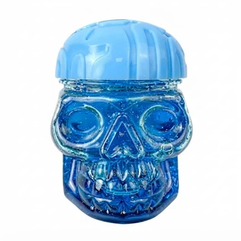 Череп з рідкою цукеркою Halloween Skull Sour Blueberry Candy Slime