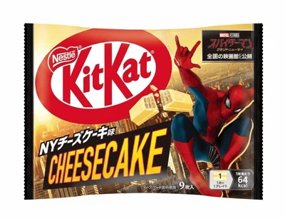 Шоколадні батончики Nestle KitKat Spider-Man New York Cheesecake 9шт х 11.6г