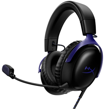 Słuchawki gamingowe HyperX Cloud III Czarno-niebieskie (D0SX6AA)