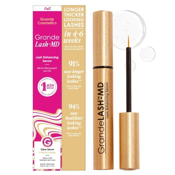 Сироватка для росту та зміцнення вій Grande Cosmetics GrandeLASH-MD з пептидами та вітамінами 2 мл (0927)