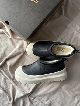 Чоботи Ugg Tasman weather hybrid шкіряні чорні розмір 41