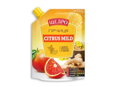 Гiрчиця ЩЕДРО 120г CITRUS MILD д/п