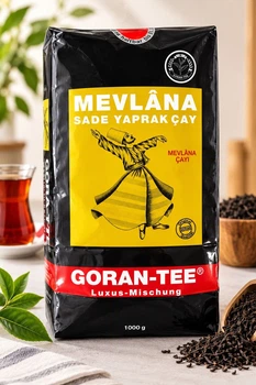 Чай цейлонський чорний Крупнолистовий з Бергамотом Goran-Tee Mevlâna Sade Yaprak Çay Горан Мевлана Пакет 1000г