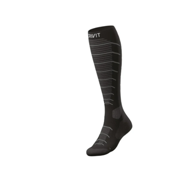 Чоловічі зимові лижні термошкарпетки Men`s Winter Sports Socks Crivit Premium чорно-сіро-білі 45-46р 1 пара