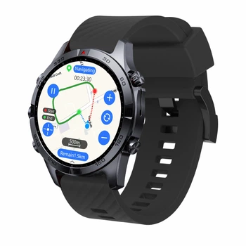 Смарт-часы SUNROAD G7 GPS 5ATM с офлайн-картами, Bluetooth-звонками, барометром, альтиметром и компасом Black+Grey