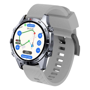 Смарт-часы SUNROAD G7 GPS 5ATM с офлайн-картами, Bluetooth-звонками, барометром, альтиметром и компасом Grey+Grey