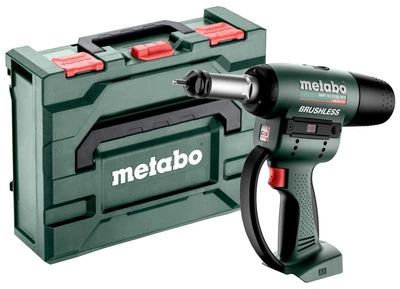 Акумуляторний заклепувальний пістолет Metabo NMP 18 LTX BL M10 у MetaBox 145 M без акб і з/п