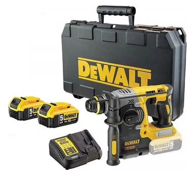 Акумуляторний перфоратор DeWalt DCH273P2T, 2x5.0Ah, з/п, кейс