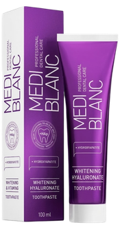 Pasta do zębów Mediblanc Whitening Hyaluronate 100 ml (8053689497496)