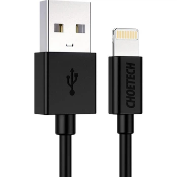 Кабель Choetech Lightning USB 2.0 AM to Lightning 1.8m Black (IP0027-BK)