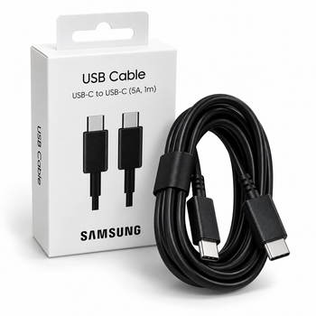 Кабель для Samsung USB Type-C – Type-C 60W 5A 1 м чорний
