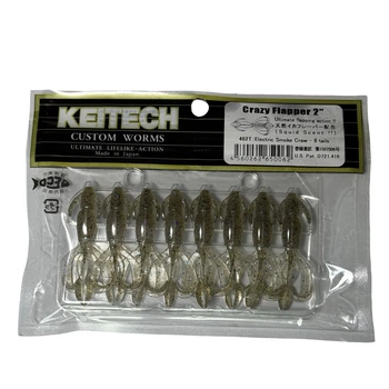 Силікон Keitech Crazy Flapper 2" #462T Electric Smoke Craw (8 шт/уп),1551.15.71