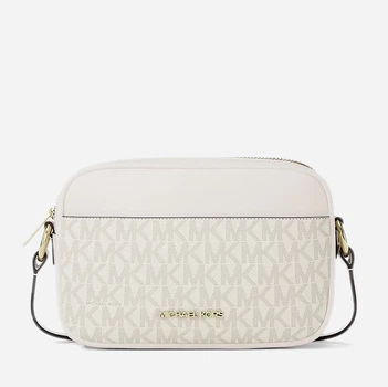 Сумка кросс-боди через плечо женская из искусственной кожи маленькая Michael Kors 603310799 Молочная (1162769630)