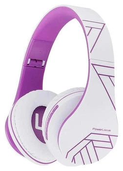 Навушники PowerLocus P2 White/Purple (5060726255097)