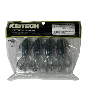 Силікон Keitech Crazy Flapper 2.8" EA#22 electric silver shi (8 шт/уп),1551.12.82