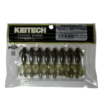 Силикон Keitech Crazy Flapper 2" #208 Watermelon PP. Red (8 шт/уп),1551.05.68