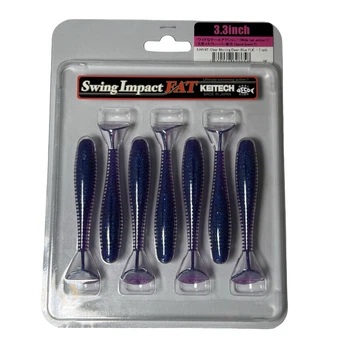 Силикон Keitech Swing Impact Fat 3.3" EA#14 clear morning dawn (7 шт/уп),1551.12.55