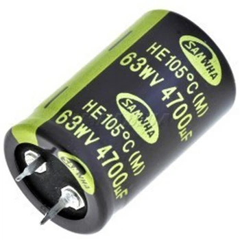 Конденсатор электролитический ECAP-HE-4700mkf - 63v (105°C) (HE) 25x40 - 770063