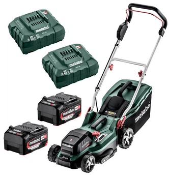 Акумуляторна газонокосарка Metabo RM 36-18 LTX BL 36, 2x5.2Ah, 2xASC 55