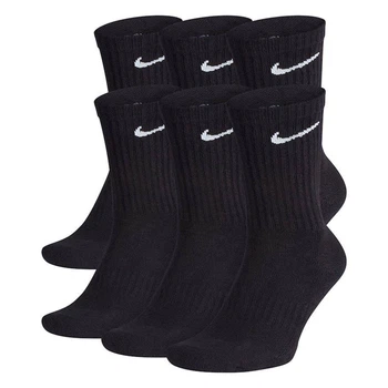 Спортивні Шкарпетки Nike Everyday Cushion Crew 6-pack(SX7666-010) XL Чорний