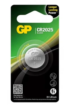 Батарейка GP дискова Lithium Cell 3.0 V CR 2025 U1 літієва