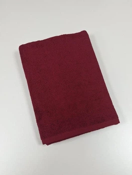 Полотенце махровое лицевое Parisa Home Flat 50*90 Бордо