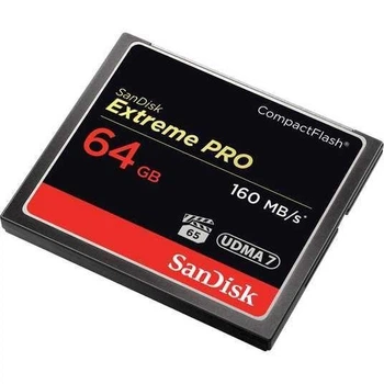 Картка пам'яті Sandisk Extreme Pro Compact Flash CF 64 GB (160 mb/s) (UDMA 7)