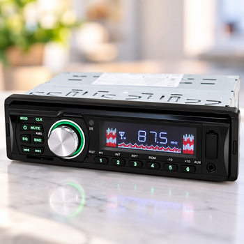 Автомагнитола 1DIN 2035 / Автомобильная магнитола с пультом / Магнитола USB/SD/FM/AUX