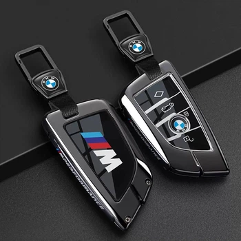 Металевий чохол для ключа BMW парус, захисний кейс на ключ БМВ F15 F16 F48 G20 G30 G05 G07 графіт