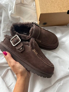 Зимові клоги Ugg Goldenstar Evelina Clog шоколадного кольору розмір 37