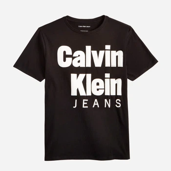 Подротковая футболка Calvin Klein 344266566 (M) 140 см Черная (1159860427)