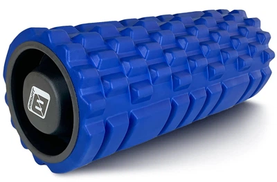 Ролик для масажу EasyFit EVA синій 33×14 см для масажу спини йоги та реабілітації (EF-2020a-BL)