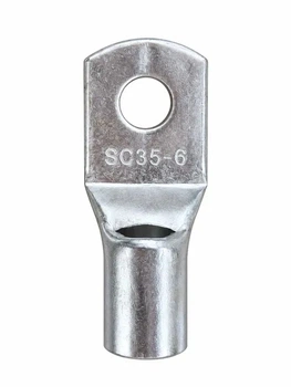 Медный луженый наконечник SC35-6 для кабеля 35 мм² / 2 AWG, отверстие 6 мм