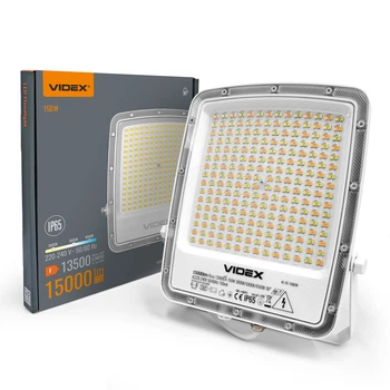 LED прожектор VIDEX F5 150W 3000-5000-6500K 230V White (VL-F5-150CW) VIDEX (29256-000)