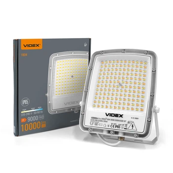 LED прожектор VIDEX F5 100W 3000-5000-6500K 230V White (VL-F5-100CW) VIDEX (29255-000)