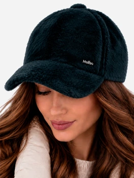 Кепка жіноча зимова VILSS Rebecca Alba Mls Rabbit Black VLB-3100-33-MLS 57-59 Чорна
