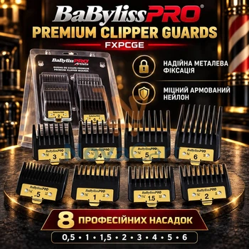 Набор насадок для машинки 8 шт., сменные гребни для стрижки 1,5–19 мм, профессиональные насадки с металлическим креплением