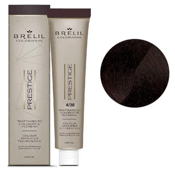 Крем-фарба для волосся BRELIL Professional Colorianne Prestige 4/38 100 мл