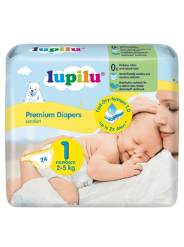 Підгузки Lupilu premium 1 (2-5 кг) 24 шт