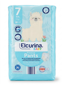 Підгузки-трусики Elcurina 7 (17+ кг) 18 шт