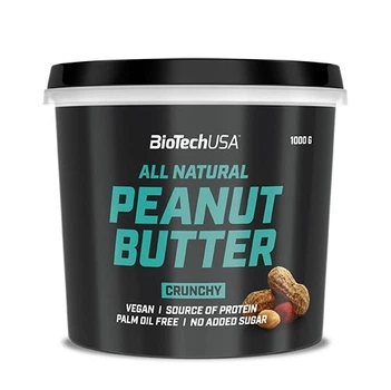 Арахісове масло BiotechUSA Peanut Butter 1кг Смак Хрусткий