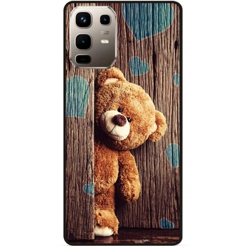 Силиконовый чехол бампер Candy для Infinix Note 50 Pro Plus 5G (X6856) с рисунком Пушистый Мишка